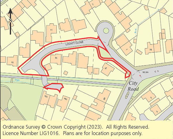 Lot: 123 - LAND AND ROADWAYS -